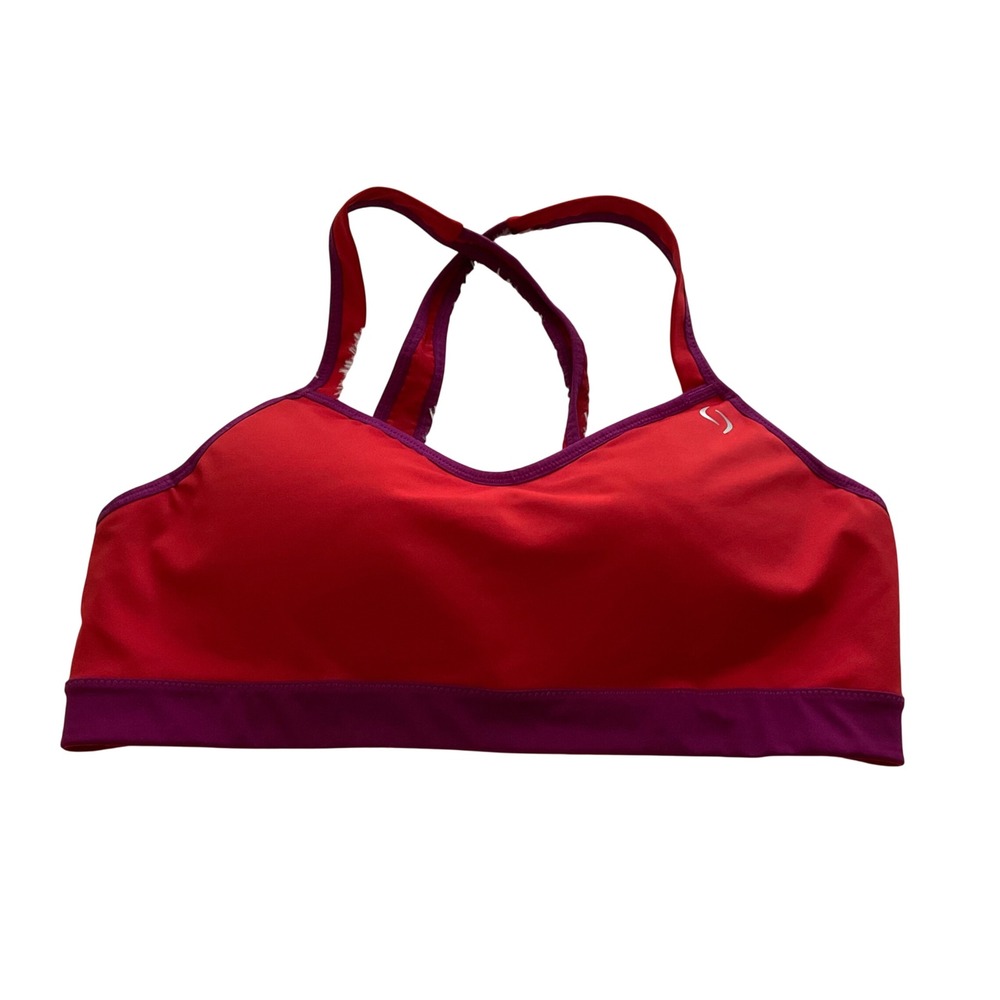 Moving Comfort Brooks‎ Red Wireless Molded Cup Sports Bra - Size XL Athletic Gym